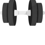 Dumbbell Iron Array SVG Icon